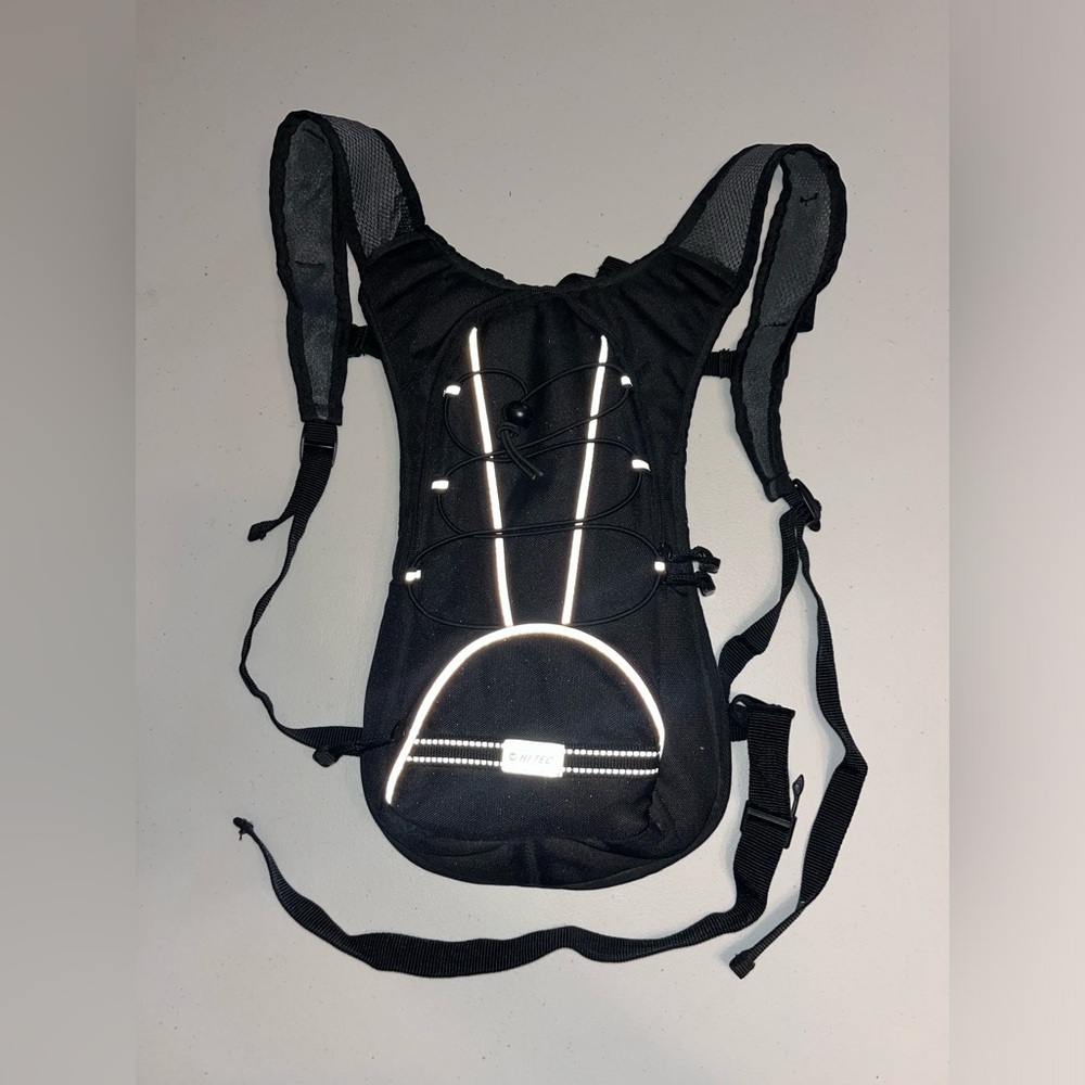 Hi Tec Black Hydration Backpack . No Bladder. Great Condition